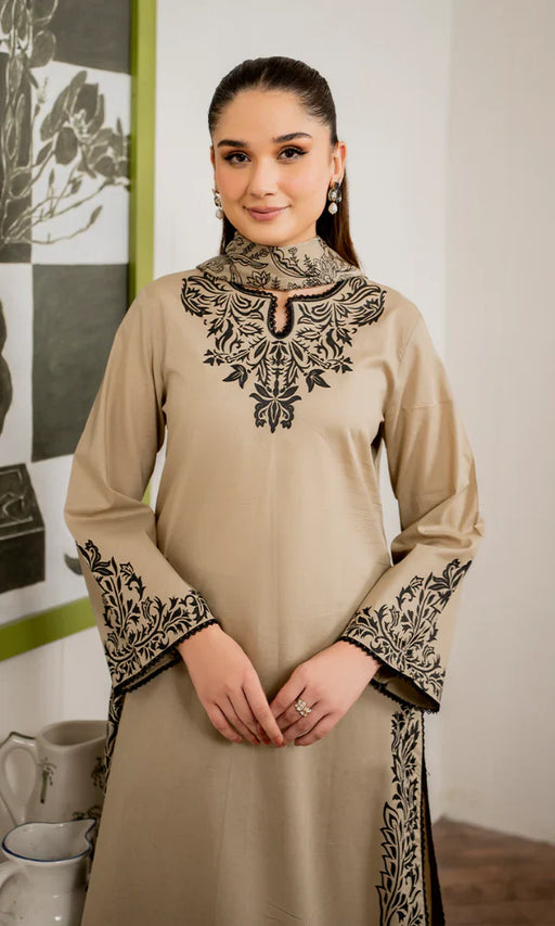 Garnet - 3PC Lawn Embroidered Suit -NAB#4756