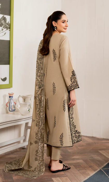 Garnet - 3PC Lawn Embroidered Suit -NAB#4756