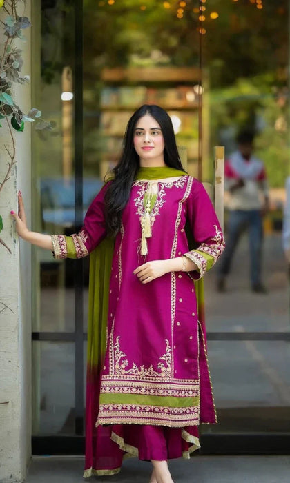 Embroidered Lawn Suit -NAB#5873