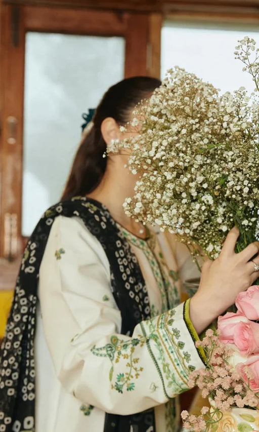 ZARA SHAH JAHAN - 3PC Embroidered Lawn Suit -ZS#5873
