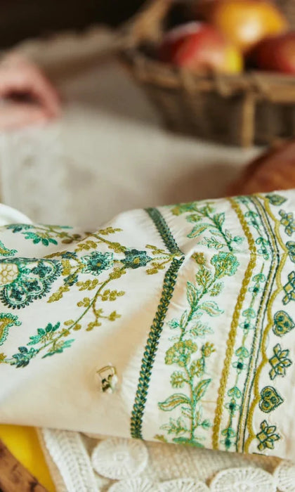 ZARA SHAH JAHAN - 3PC Embroidered Lawn Suit -ZS#5873