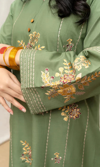 URGE - 3PC Embroidered Lawn Suit -NAB#5268