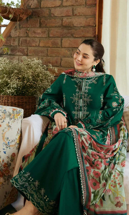 ZARA SHAH JAHAN - 3PC Embroidered Lawn Suit -NAG#5675