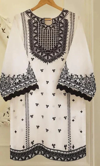 Agha Noor - 3PC Lawn Heavy Embroidered Suit -NAB#3426