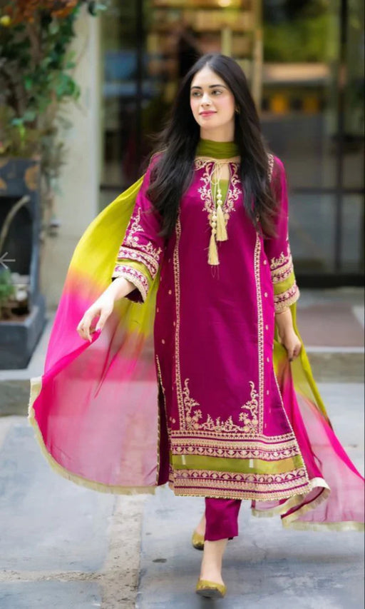 Embroidered Lawn Suit -NAB#5873