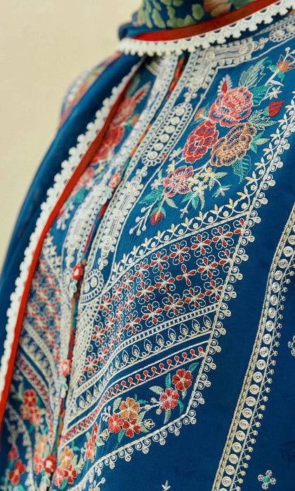 ZARA SHAH JAHAN - 3PC Embroidered Lawn Suit -NAB#4806