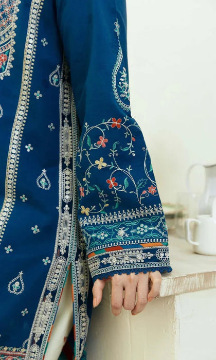 ZARA SHAH JAHAN - 3PC Embroidered Lawn Suit -NAB#4806