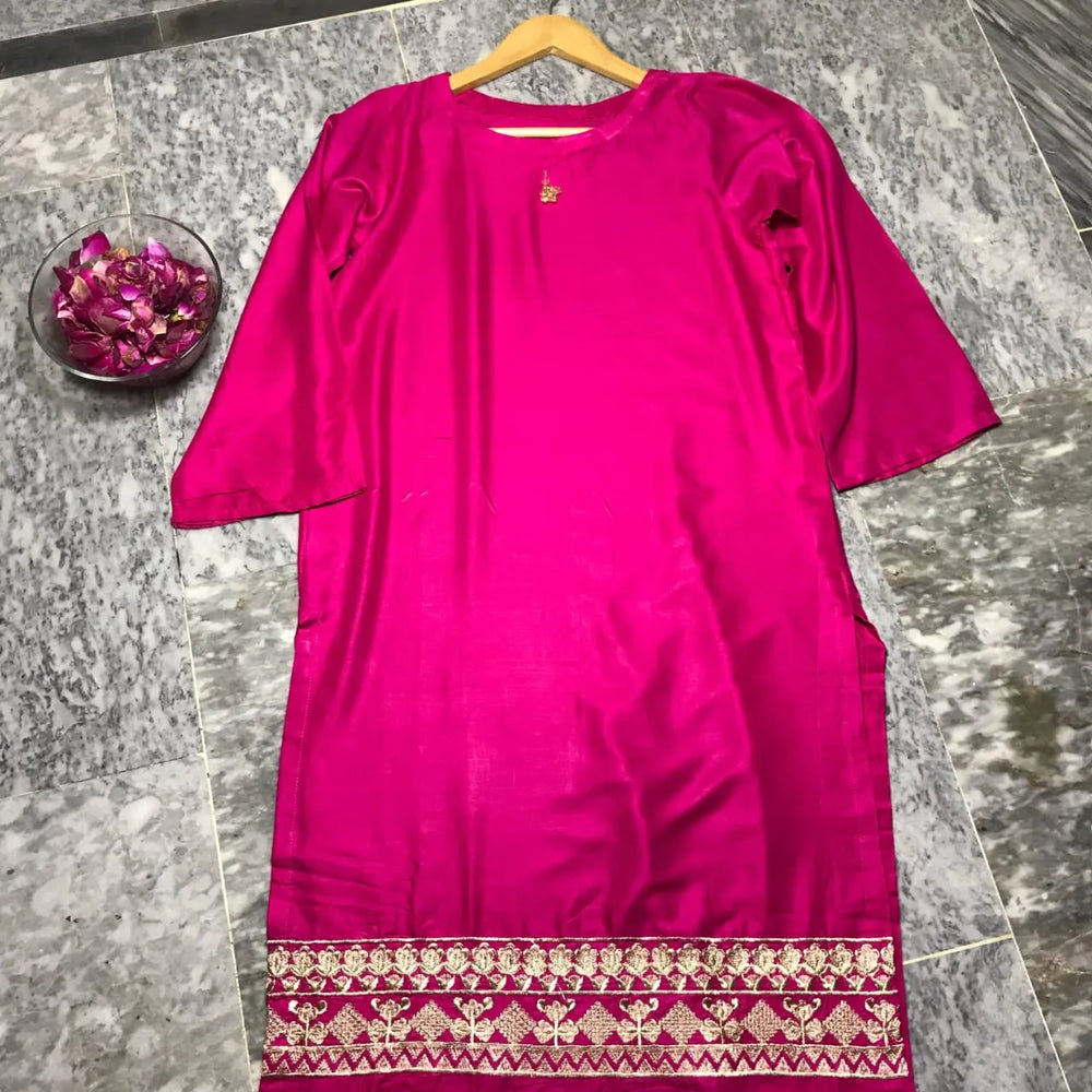 Summer '25 Stitched Embroidered Shirt STN # 109