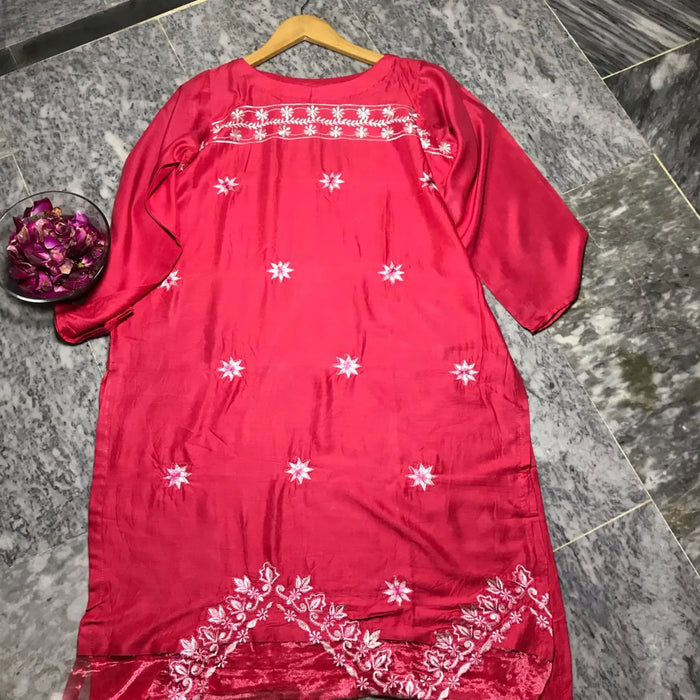 Summer '25 Stitched Embroidered Shirt STN # 120