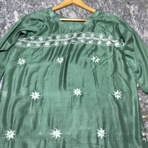 Summer '25 Stitched Embroidered Shirt STN # 123