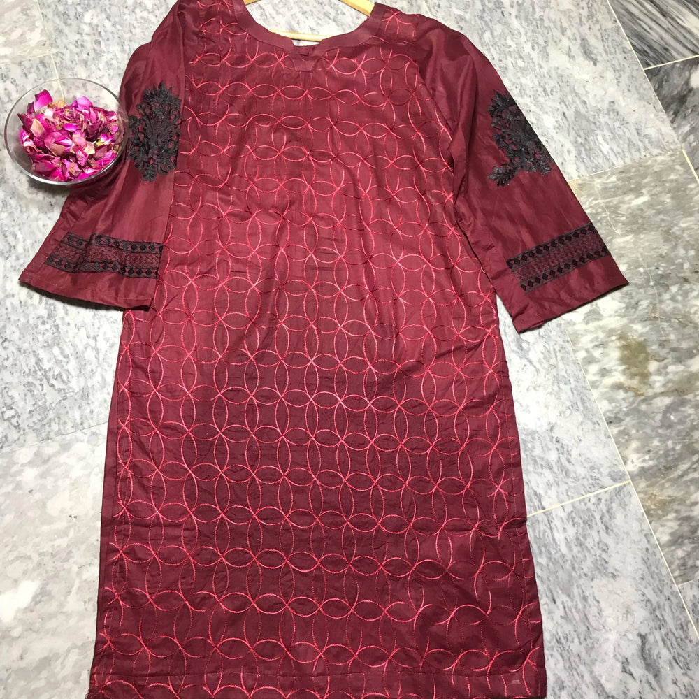 Summer '25 Stitched Embroidered Shirt STN # 131