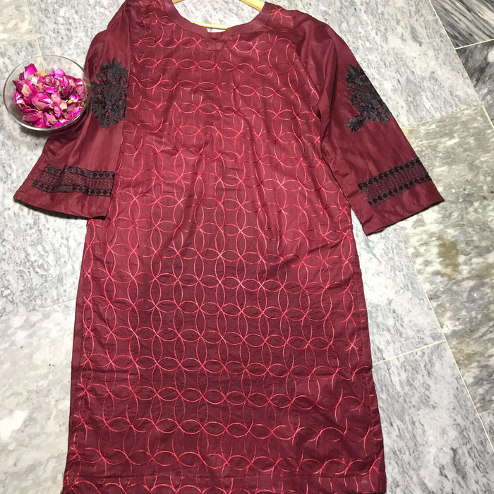 Summer '25 Stitched Embroidered Shirt STN # 131