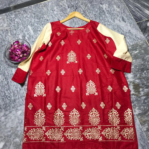 Summer '25 Stitched Embroidered Shirt STN # 130