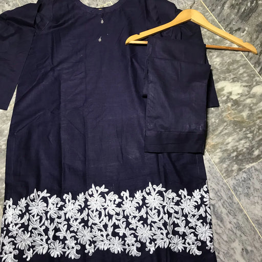 Ready to Wear | Heavy Embroidered Lawn Dress NMG#230